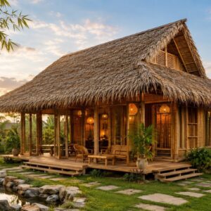 Công Trình Nhà Tre Mái Lá  – Tại Thái Nguyên