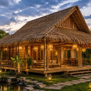 Công Trình Nhà Tre Mái Lá  – Tại Phú Thọ