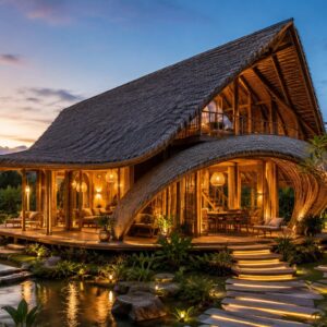 Công Trình Nhà Tre Mái Lá  – Tại Hà Nội