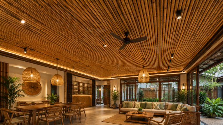 Thi Công Ốp Tre Trúc Nội Thất - MA03