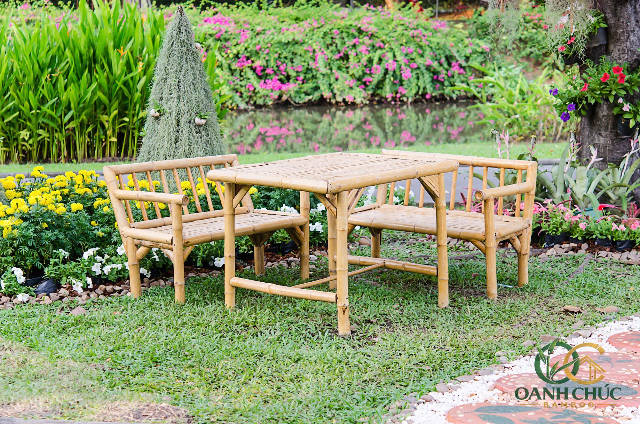 Bàn Ghế Tre - BGT02 - Ảnh 2